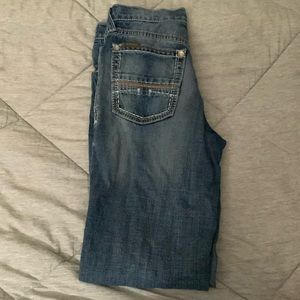 Ariat relaxed b4 jean. size 14 tiny hole on heel